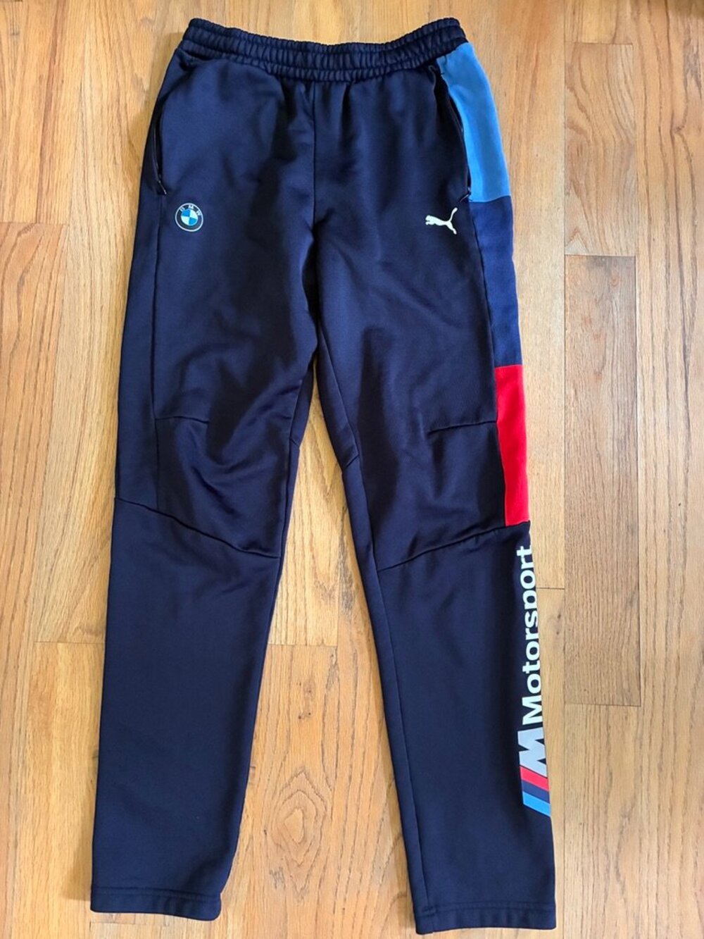 Puma BMW M Motorsport Men's Small Navy Track Pants
